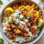 Street Corn Chicken Rice Bowl