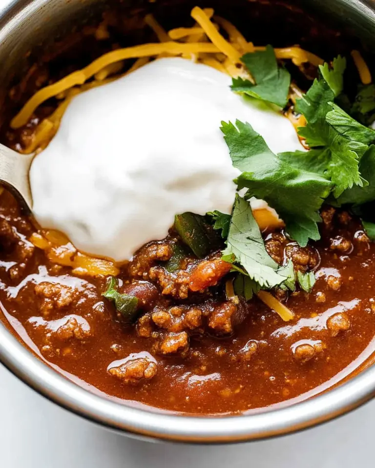Texas No Beans Chili