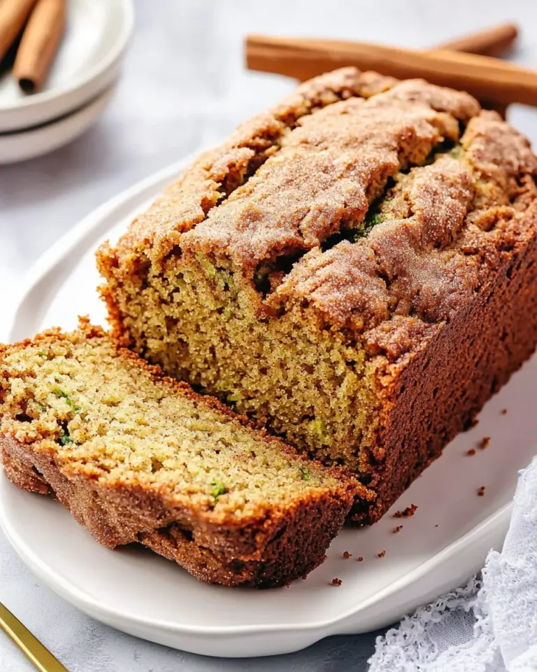 The Best Snickerdoodle Zucchini Bread