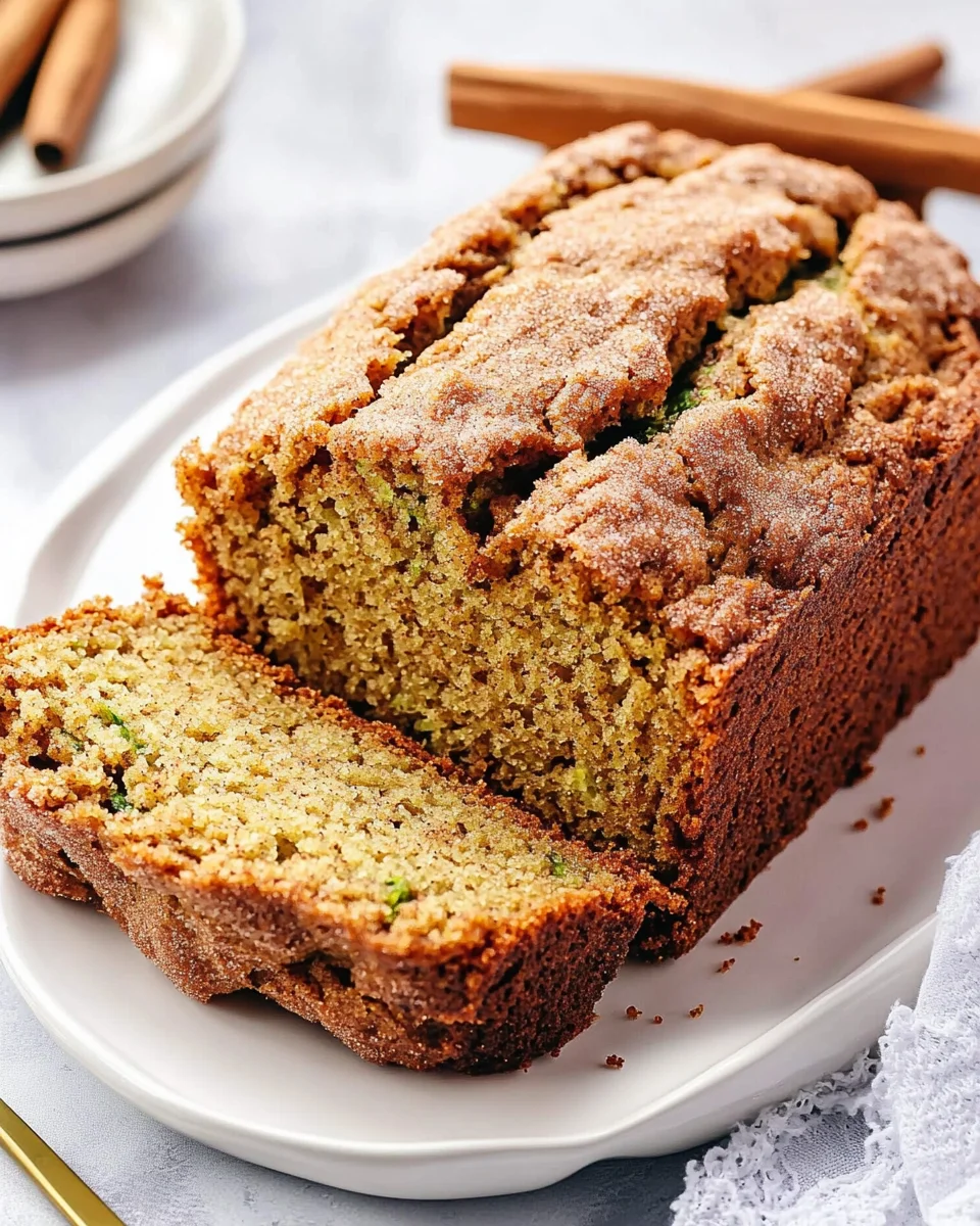 The Best Snickerdoodle Zucchini Bread