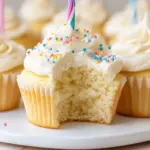 Vanilla Birthday Cupcakes