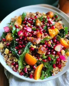 Winter Pomegranate and Grain Salad