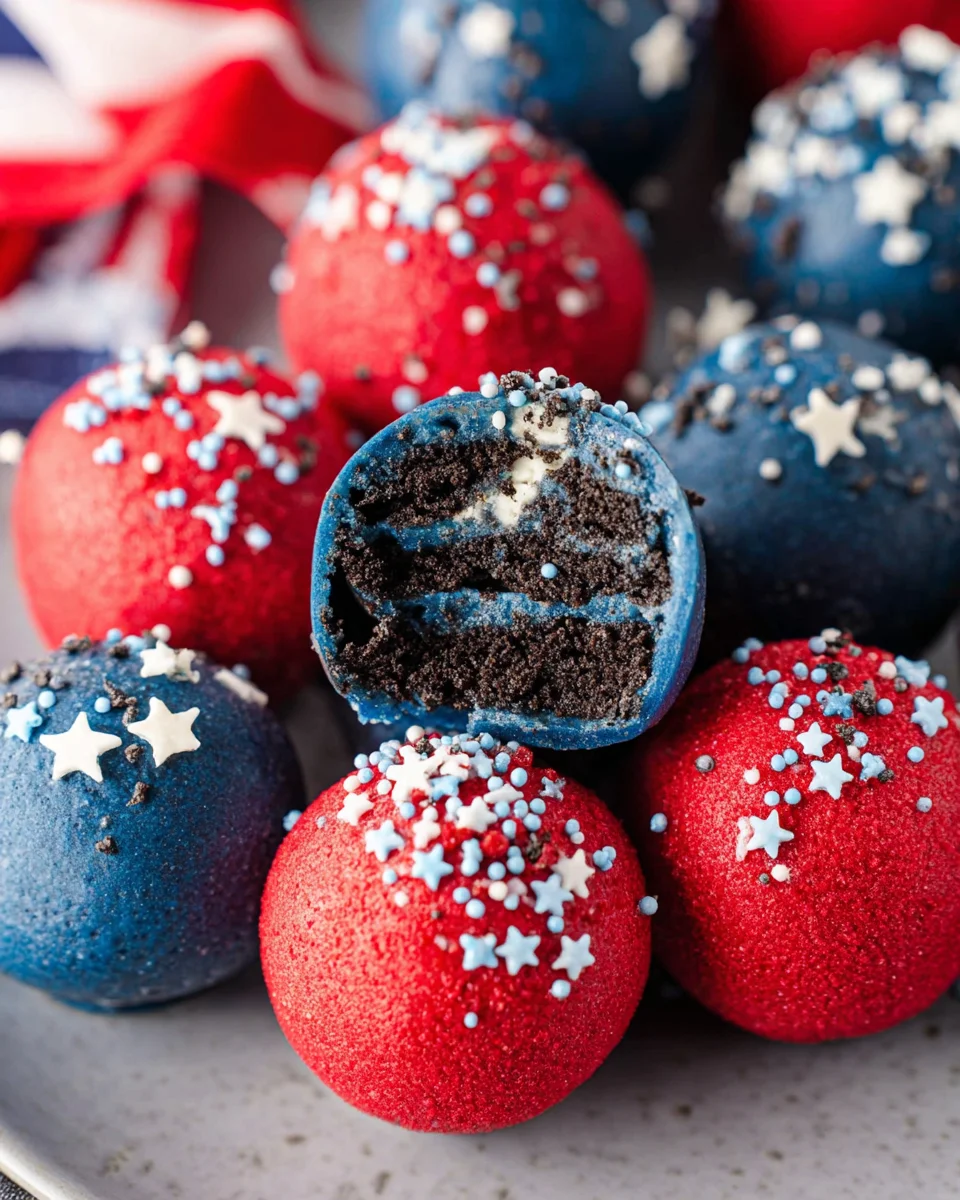 4th Of July Oreo Balls