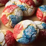 4th of July Crinkle Cookies
