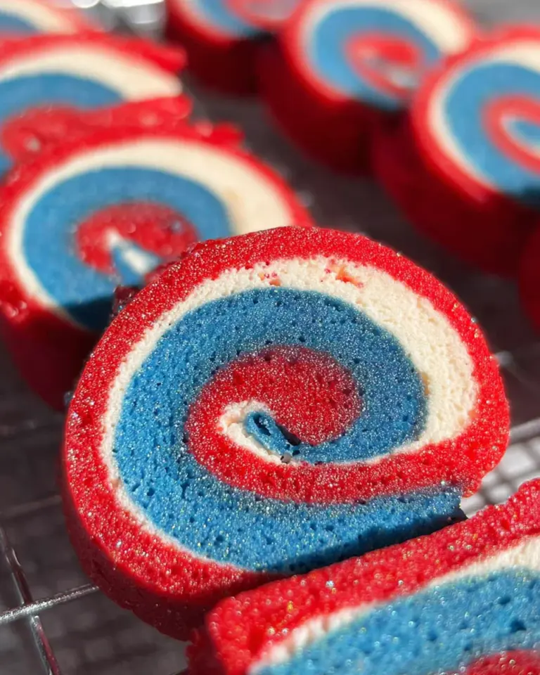 4th of July Marshmallow Pinwheels