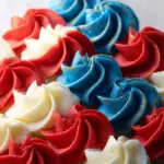 American Flag Cup Cake American Flag Cup Cake