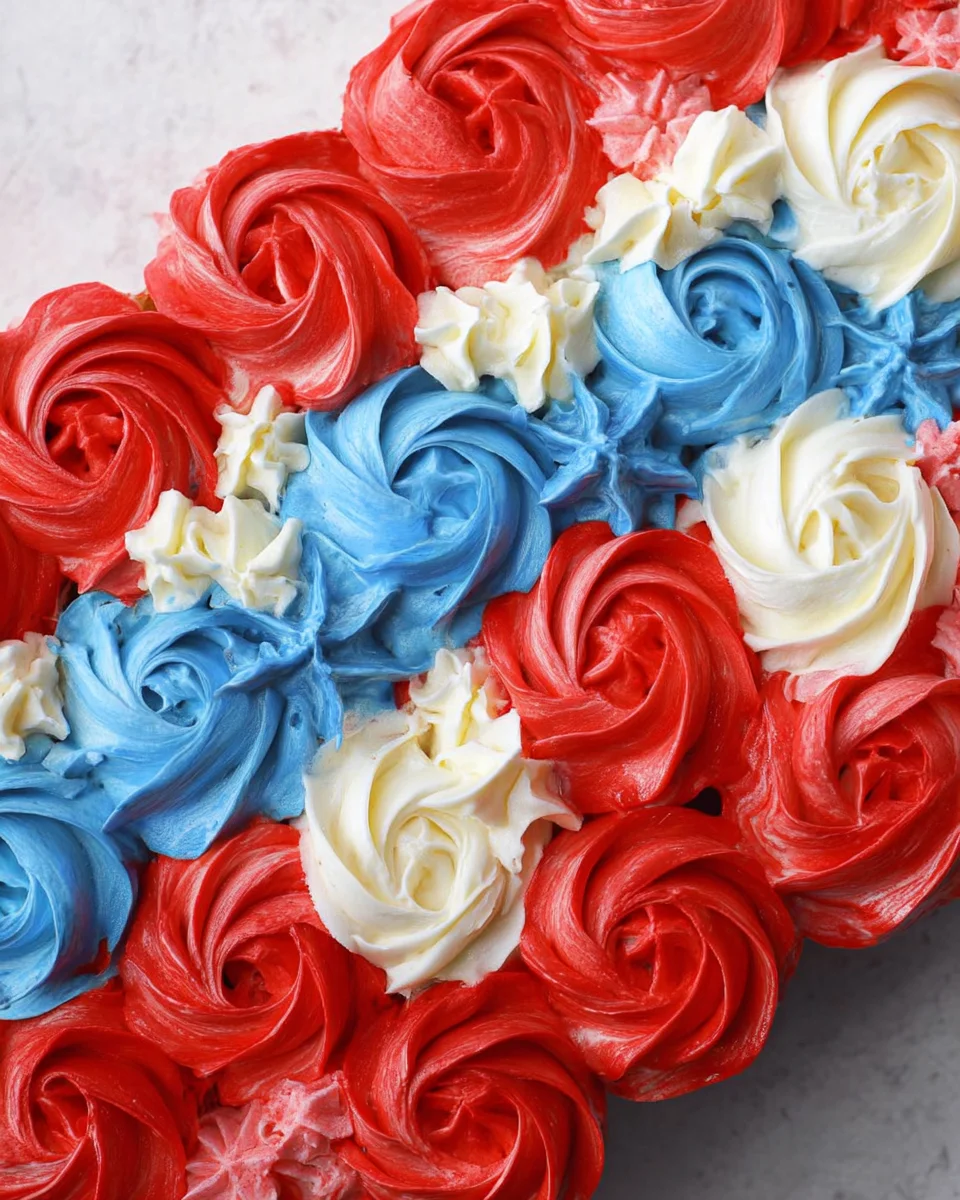 American Flag Cup Cake American