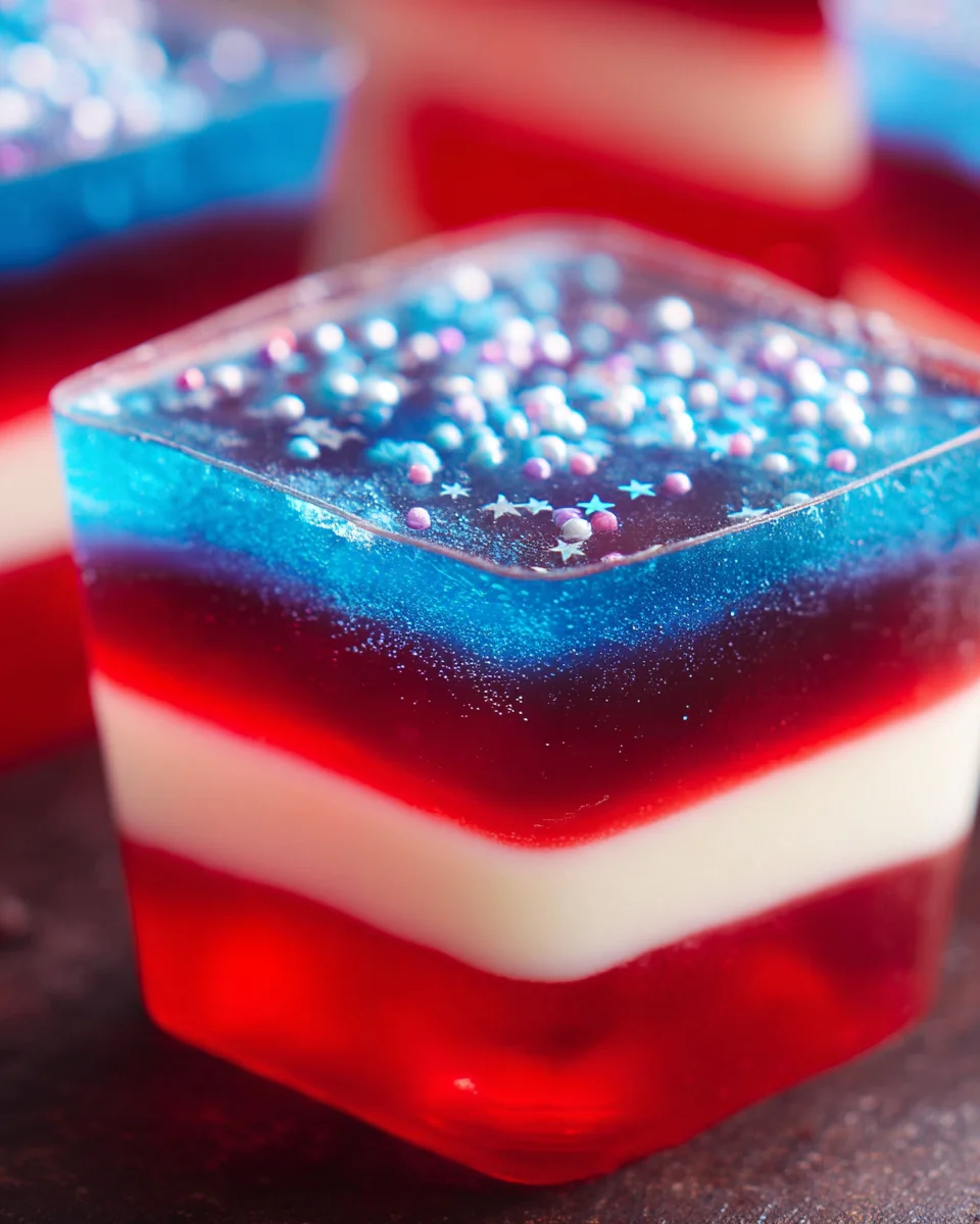 American Flag Jello Shots American Flag Jello Shots