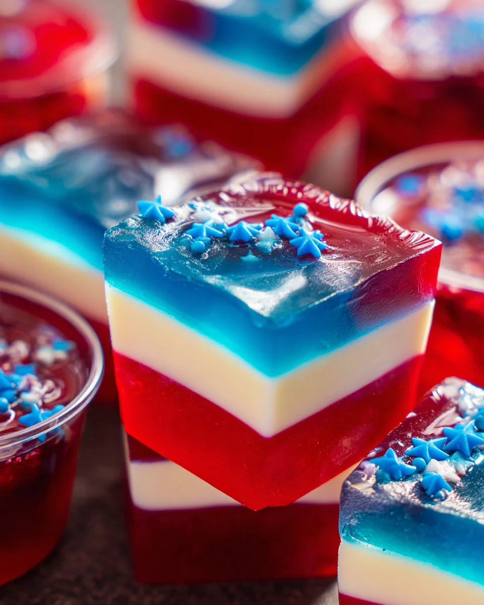 American Flag Jello Shots American