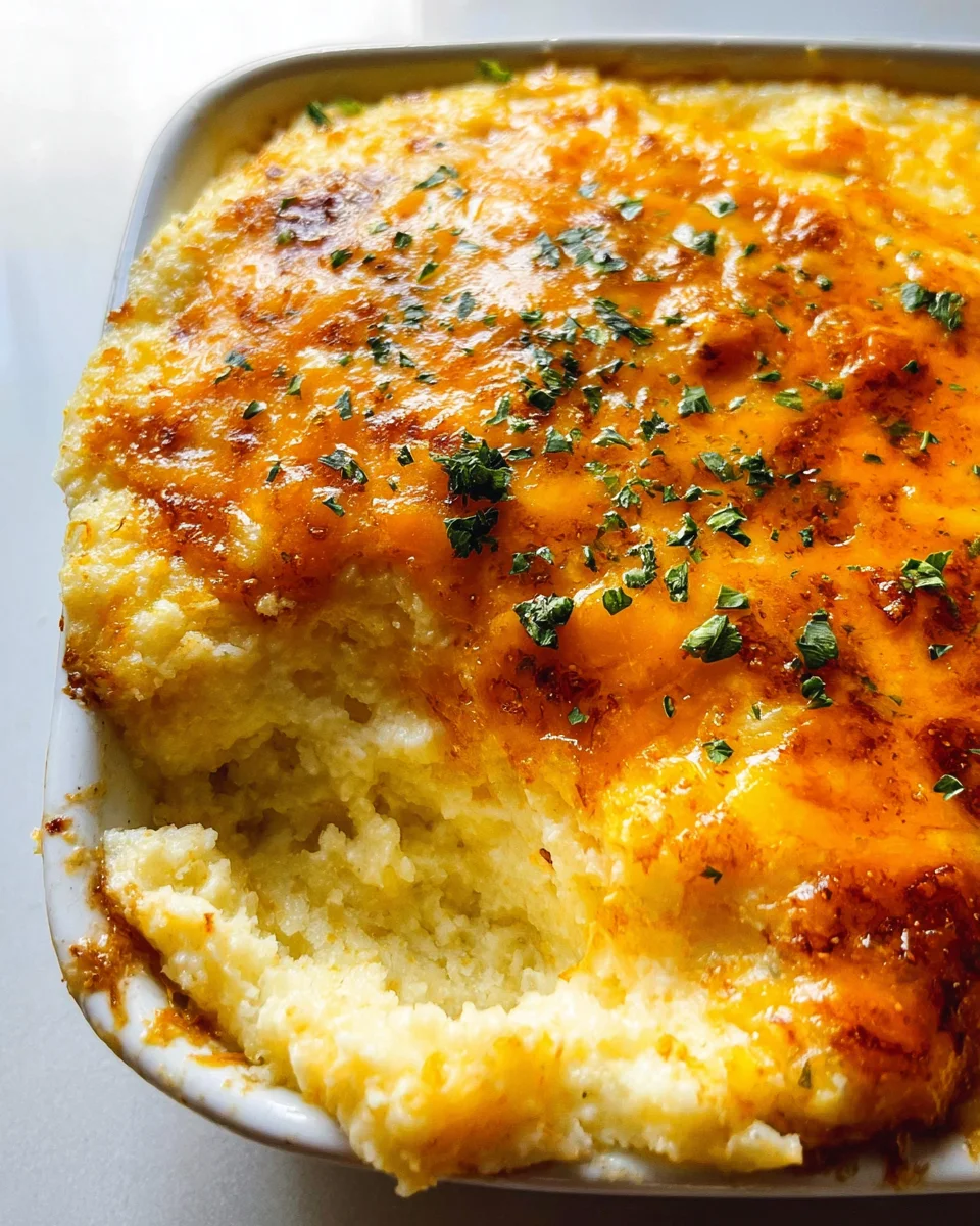 Baked Cheesy Grits