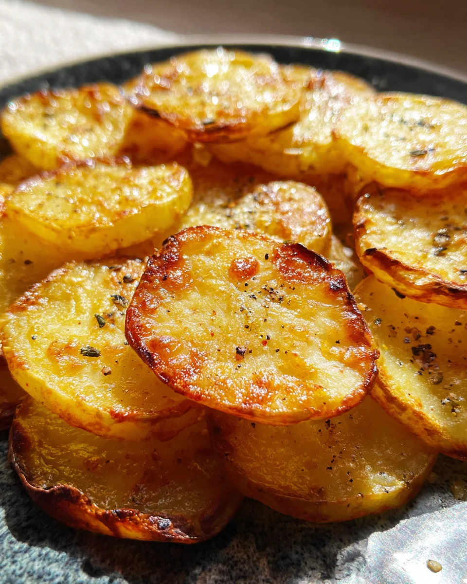 Baked Potato Slices