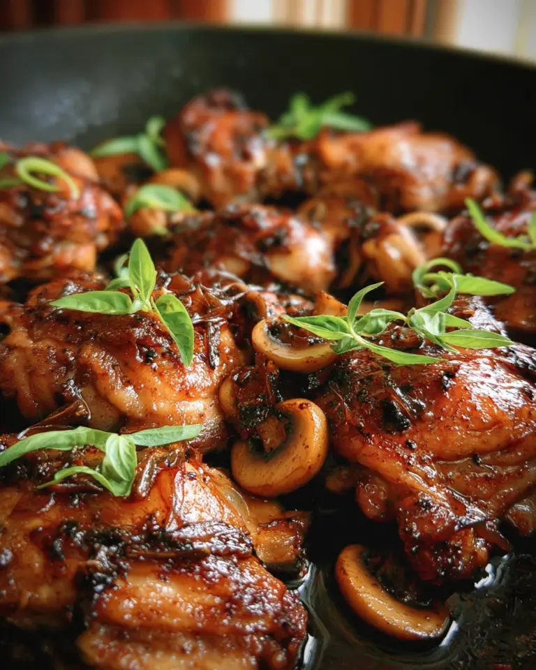 Balsamic Chicken Thighs