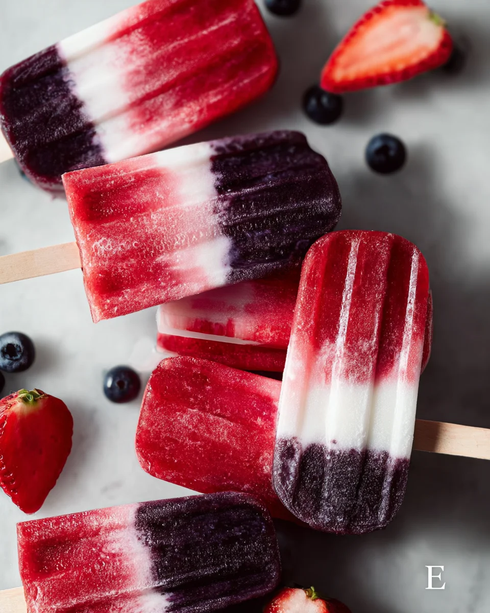 Berry-Coconut Rocket Pops Berry-Coconut