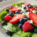 Berry, Feta and Spinach Salad