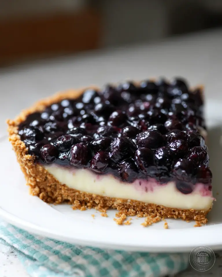 Blueberry Cream Pie
