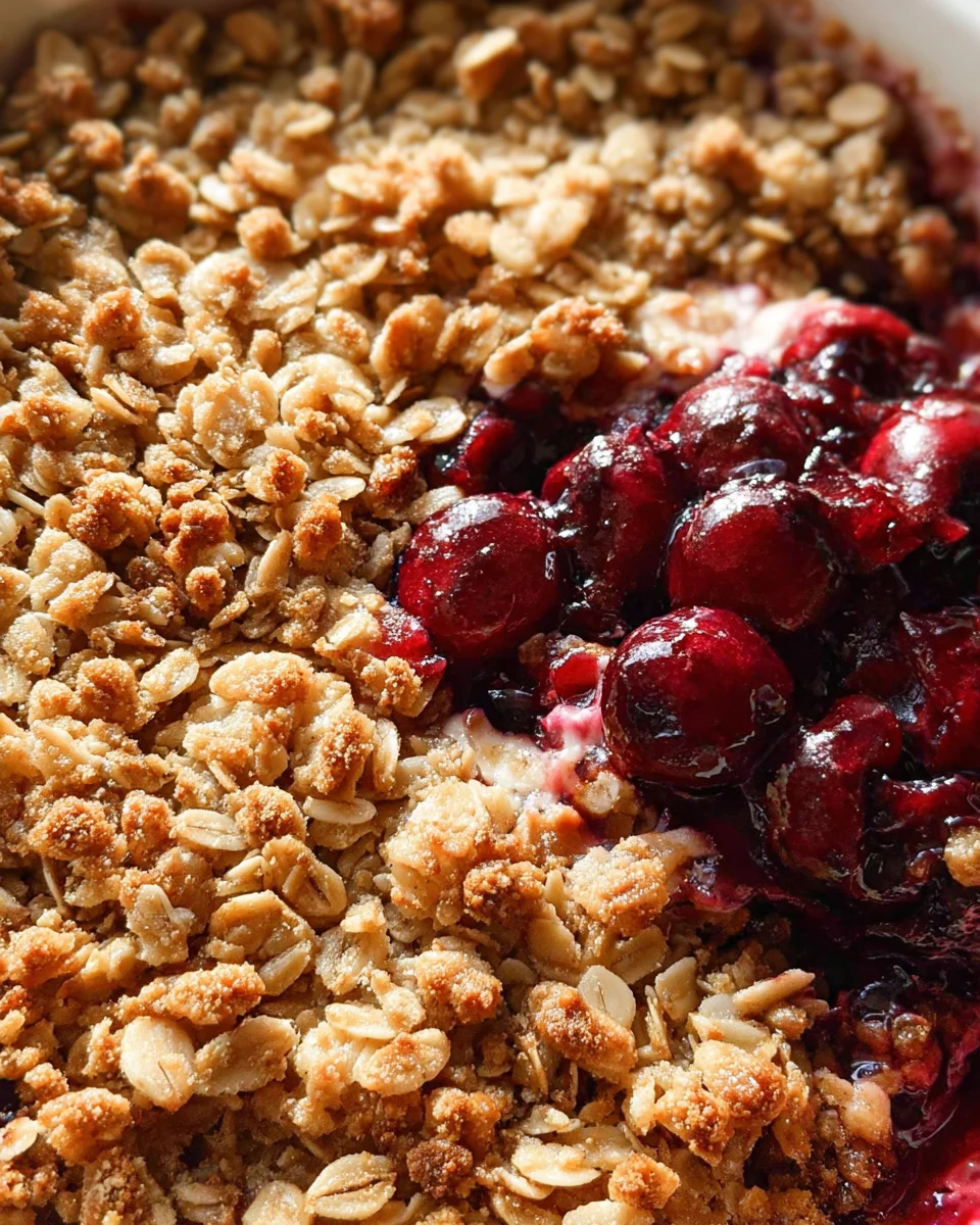 Cherry Crisp Recipe