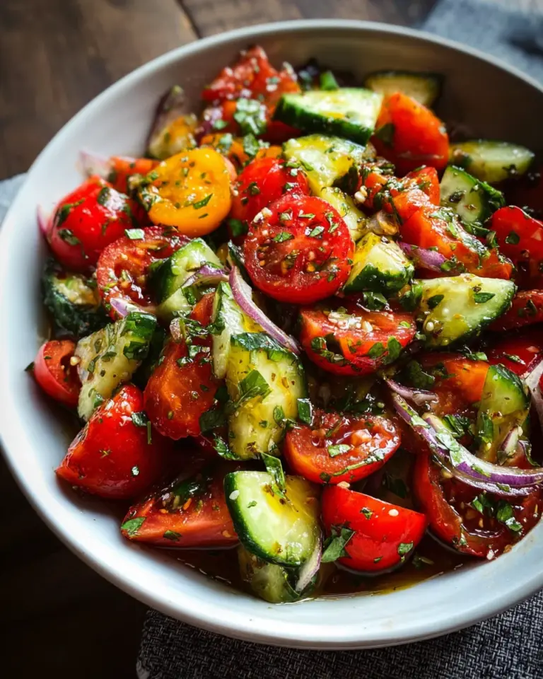 Cucumber Tomato Salad
