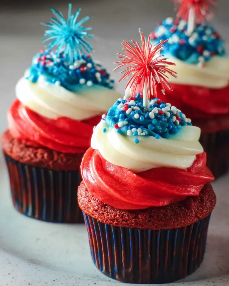Fireworks Cupcakes