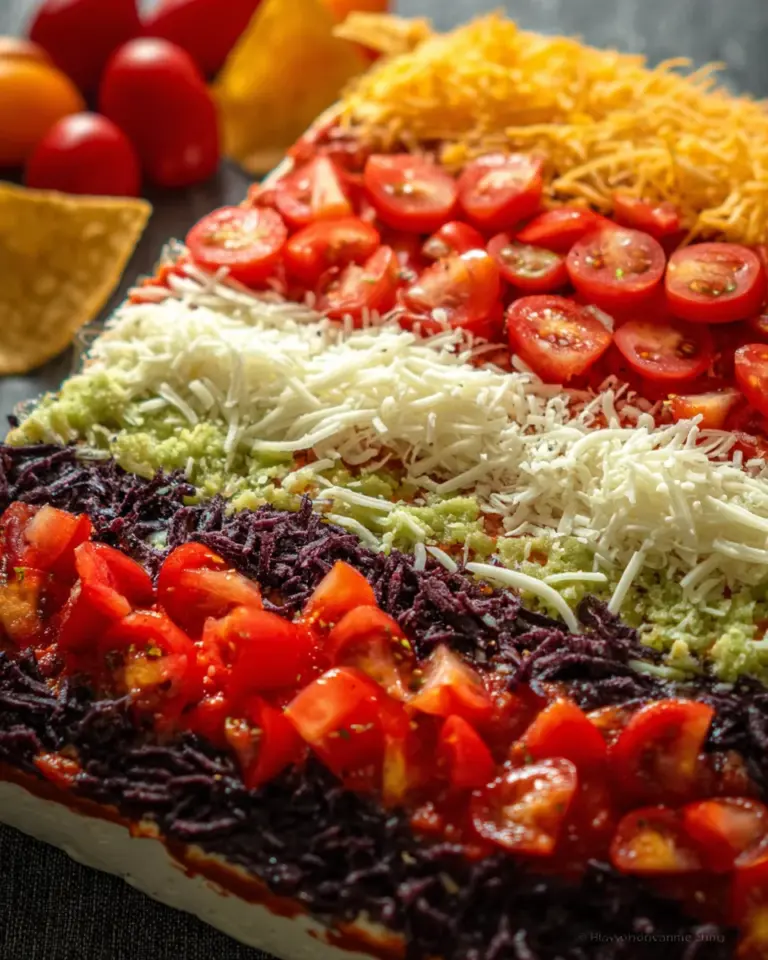 Flag Taco Dip