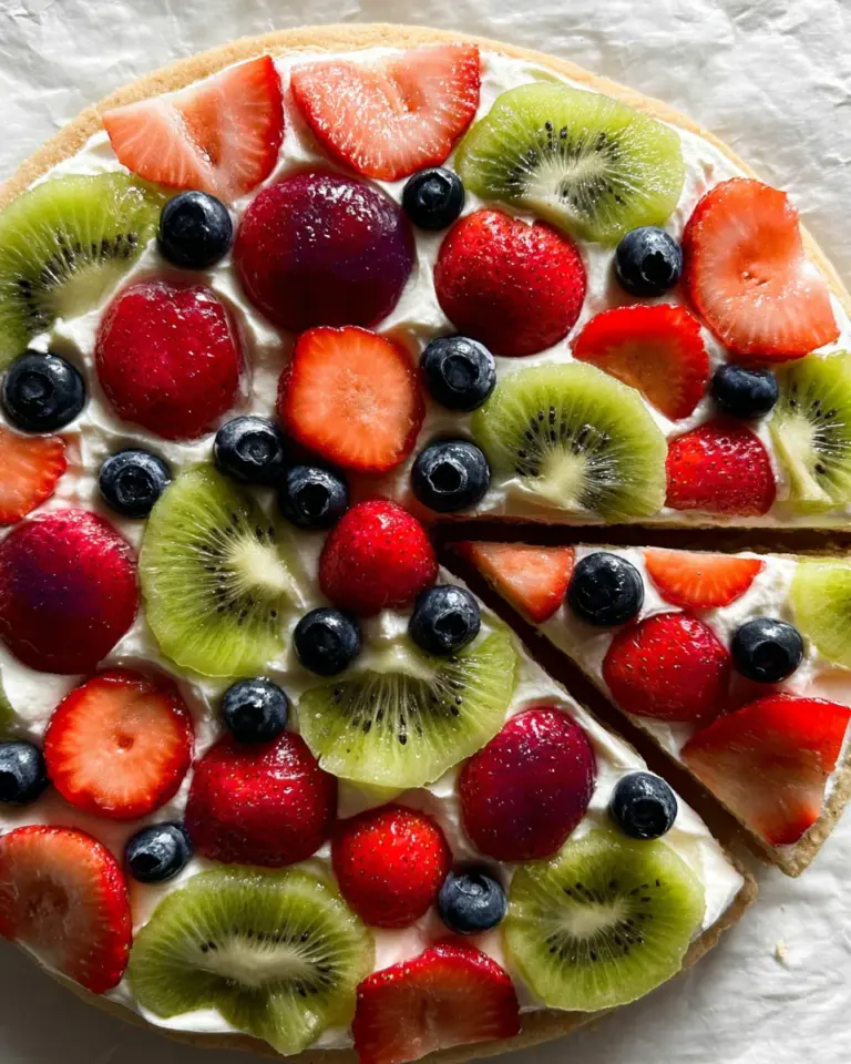 Fruit Pizza Summer Dessert