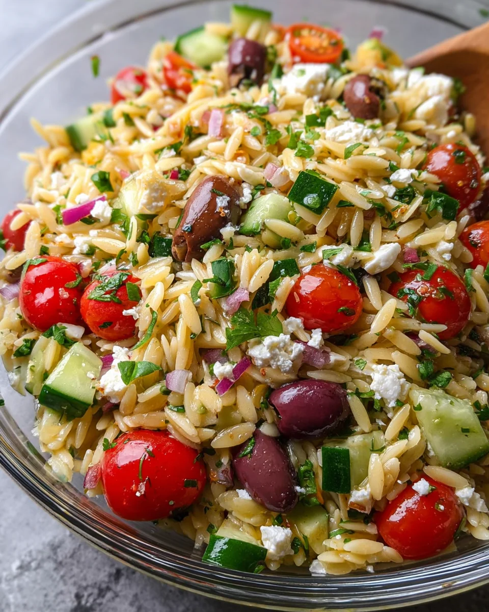Greek Orzo Salad