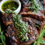 Grilled Flank Steak with Lemon-Herb Sauce Grilled Flank Steak with Lemon-Herb Sauce