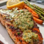 Grilled Salmon with Mustard-Herb Butter Grilled Salmon with Mustard-Herb Butter
