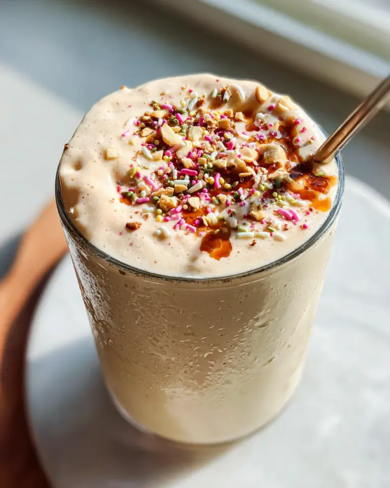Healthy Vanilla Bean Protein Smoothie