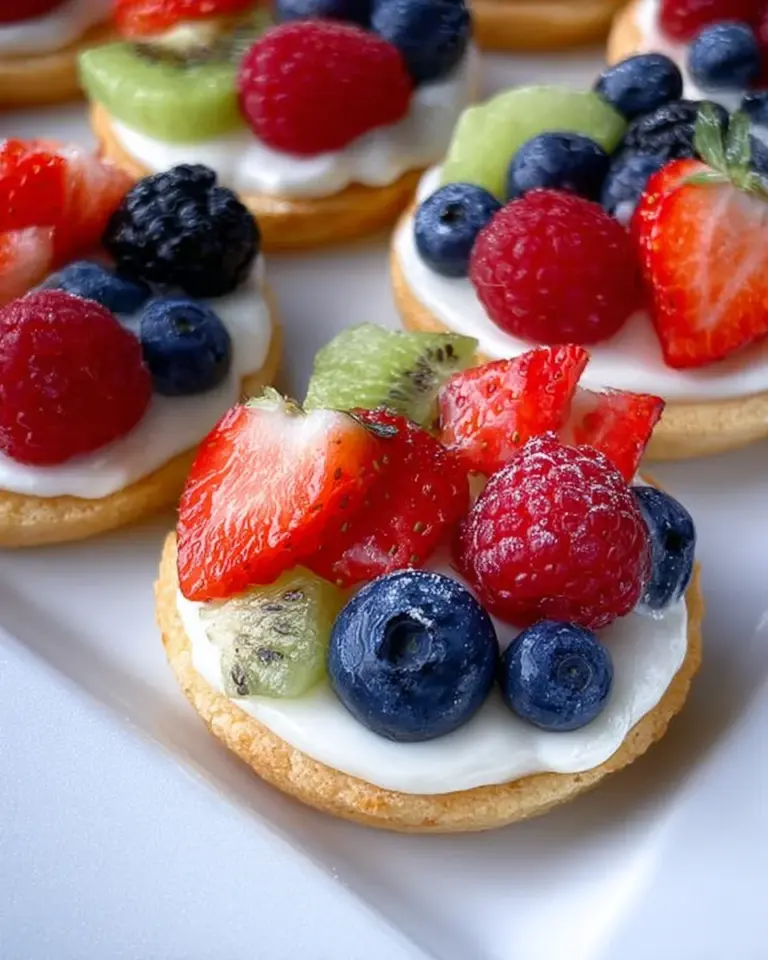 Mini Fruit Pizzas