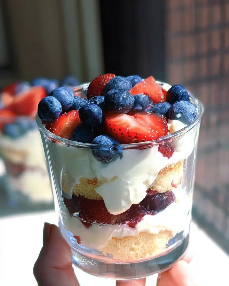 Mixed Berry Mini Trifles