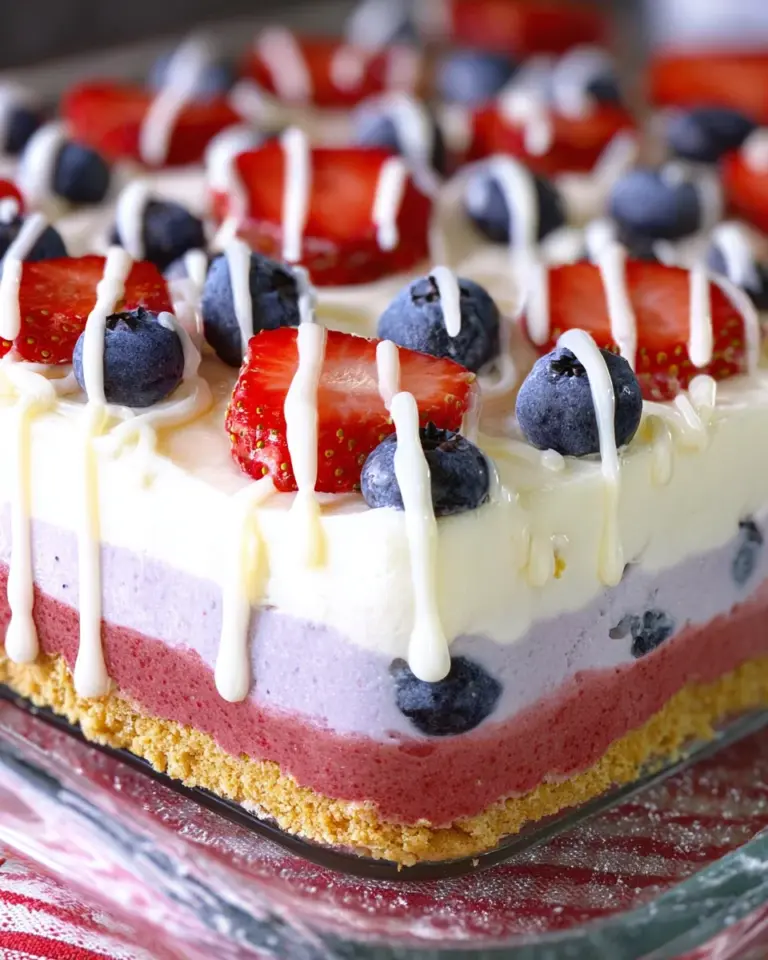 No Bake Summer Berry Delight