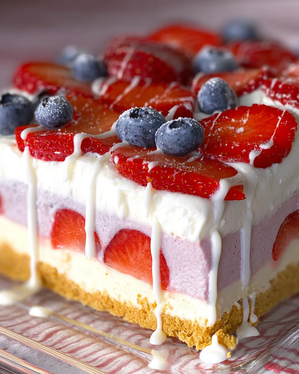 No Bake Summer Berry Delight No