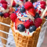 Patriotic Fruit Cones Patriotic Fruit Cones