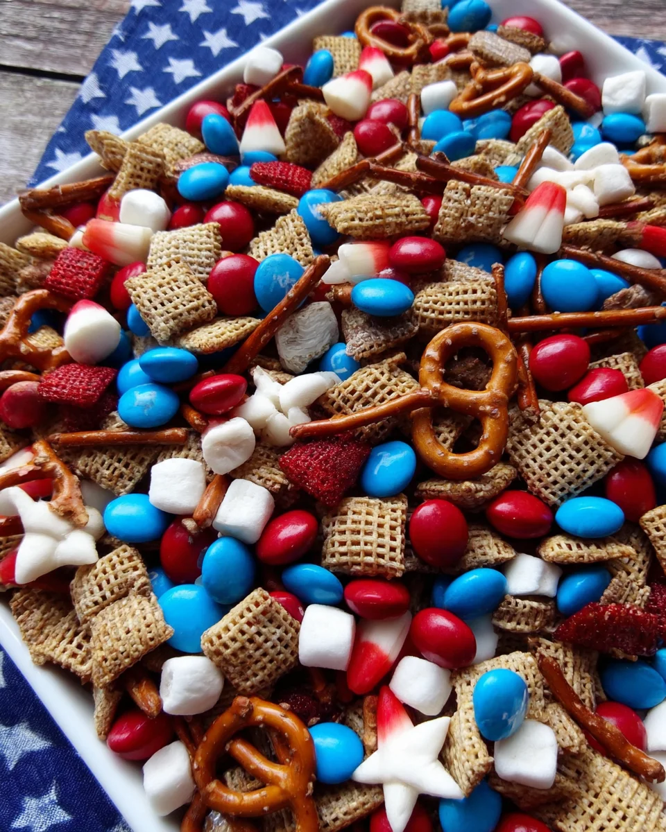 Patriotic Snack Mix Patriotic
