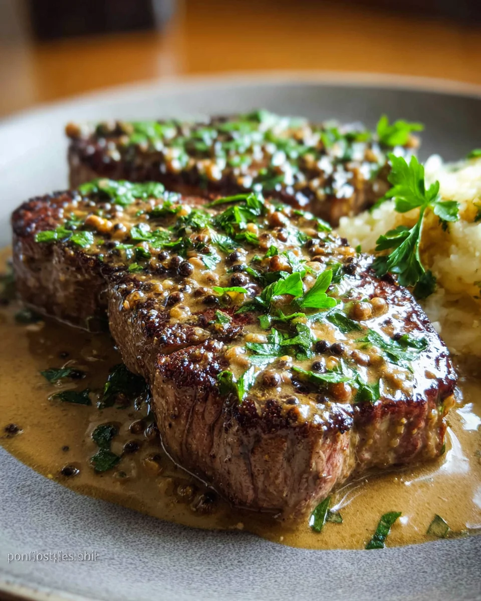 Peppercorn Steaks Peppercorn