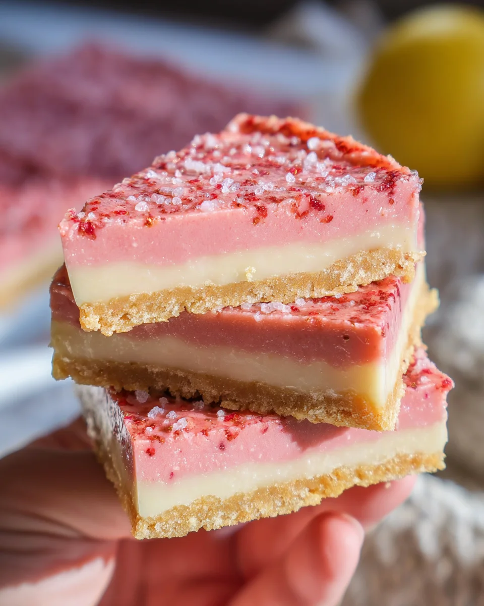 Pink Lemonade Bars Pink