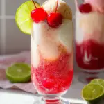 Shirley Temple Ice Cream Float