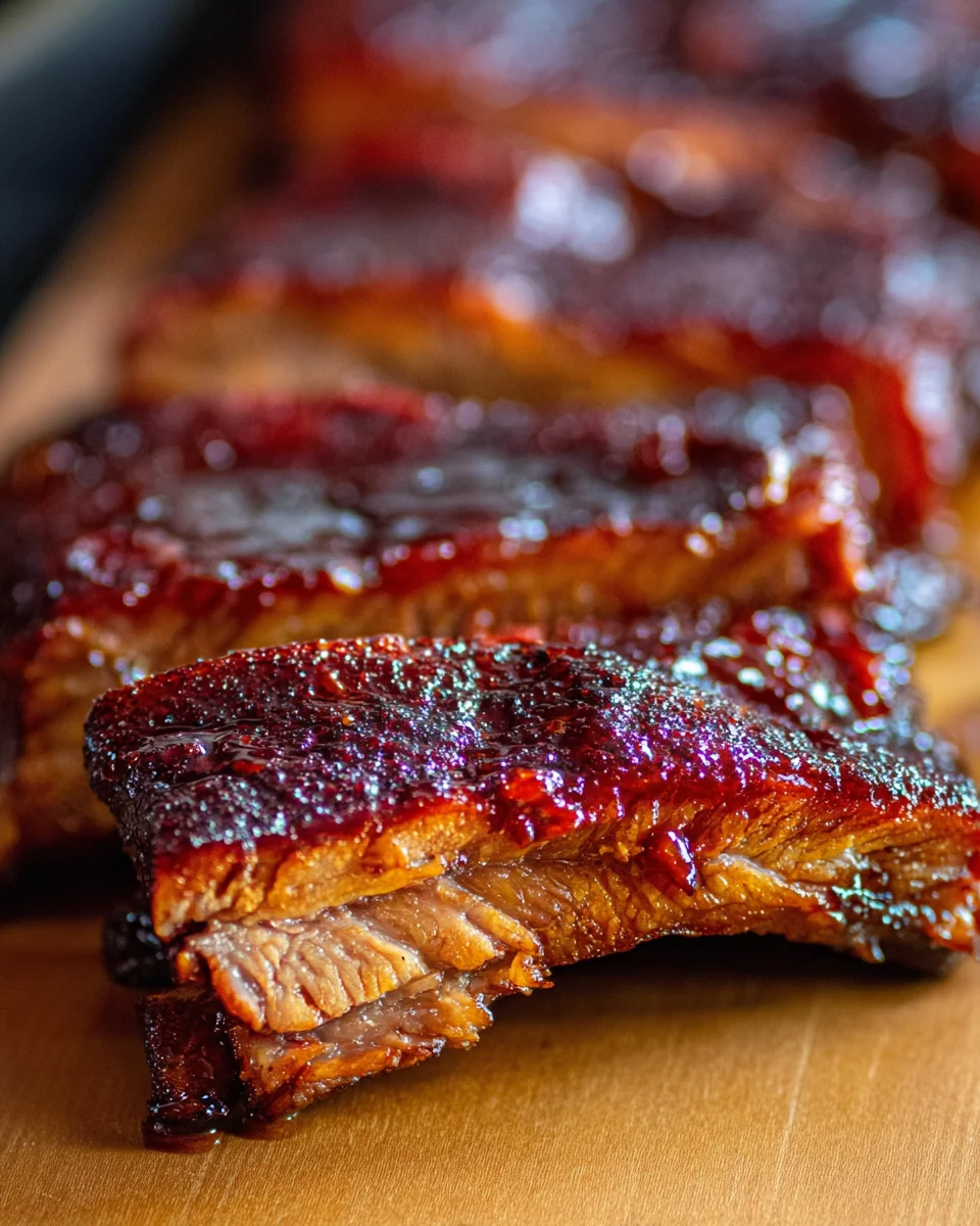Smoked Pork Ribs in the Smoker