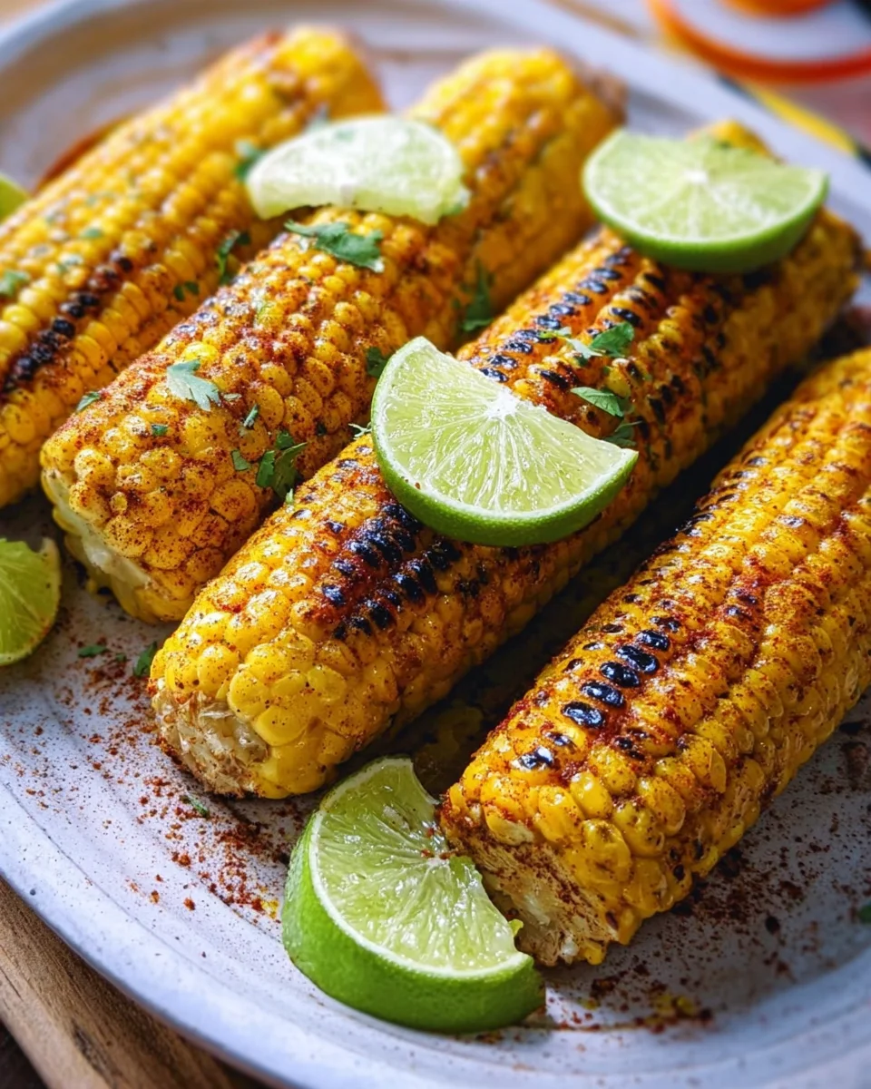 Smoky Barbecued Corn
