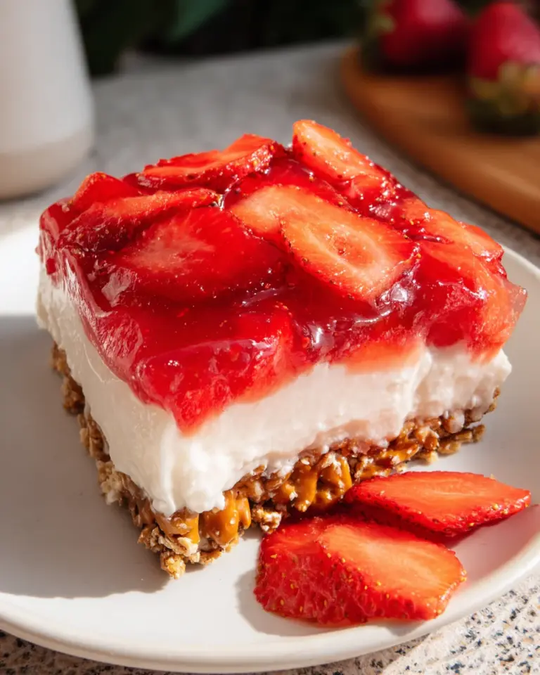 Strawberry Pretzel Salad