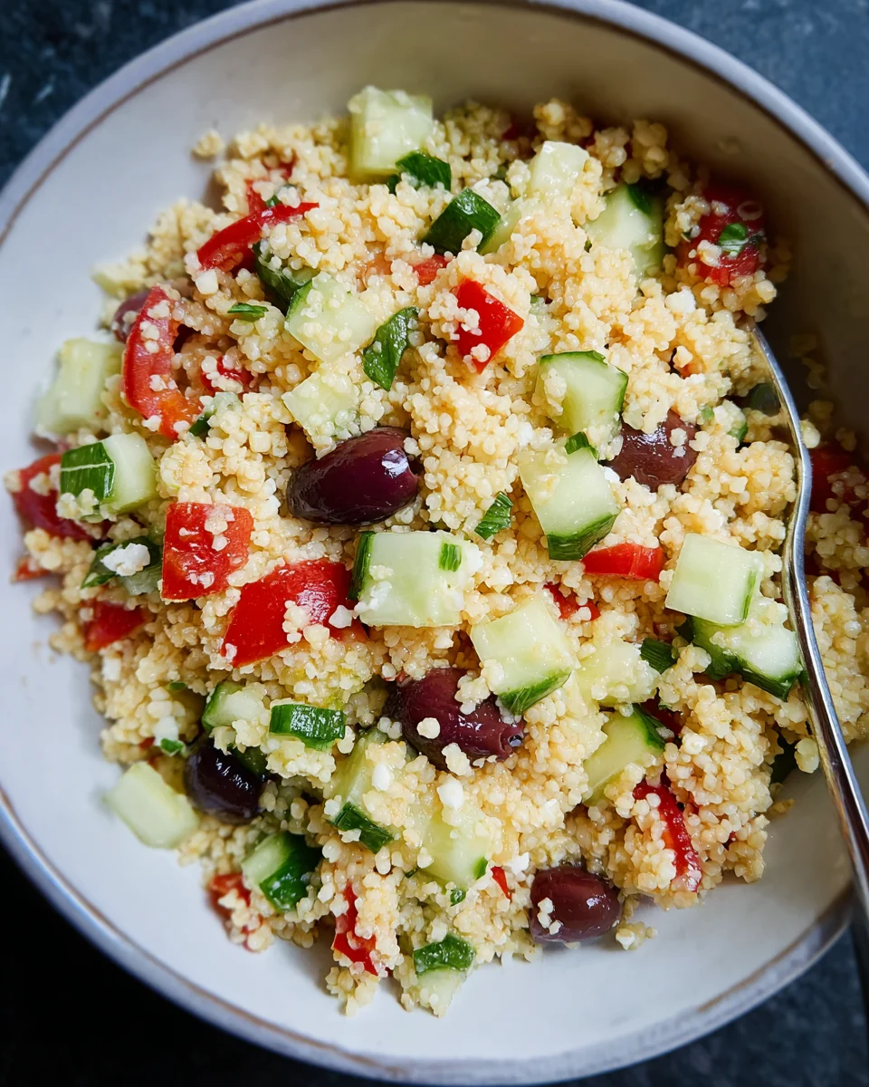 Summer Millet Salad Summer