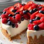 Triple Berry No-Bake Cheesecake Triple Berry No-Bake Cheesecake