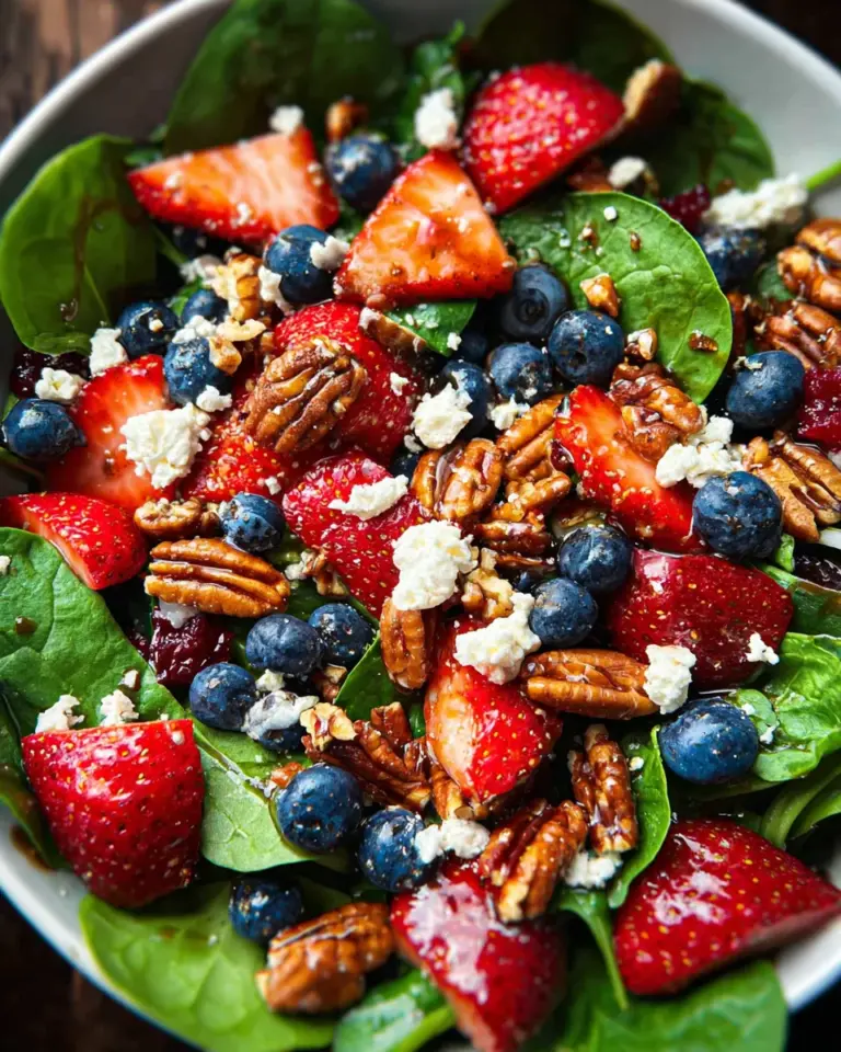 15-Minute Strawberry Spinach Salad