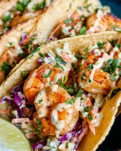 15 Minute Easy Shrimp Tacos Recipe