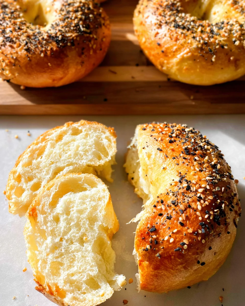 3 Ingredient Air Fryer Bagels