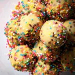 Applesauce Birthday Cake Protein Balls 19 Applesauce Birthday Cake Protein Balls