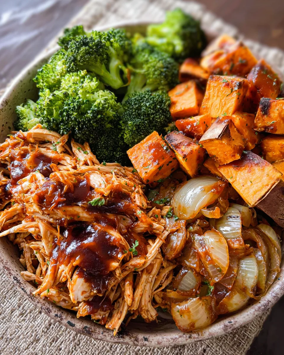 BBQ Chicken & Roasted Sweet Potato Bowls 19 BBQ