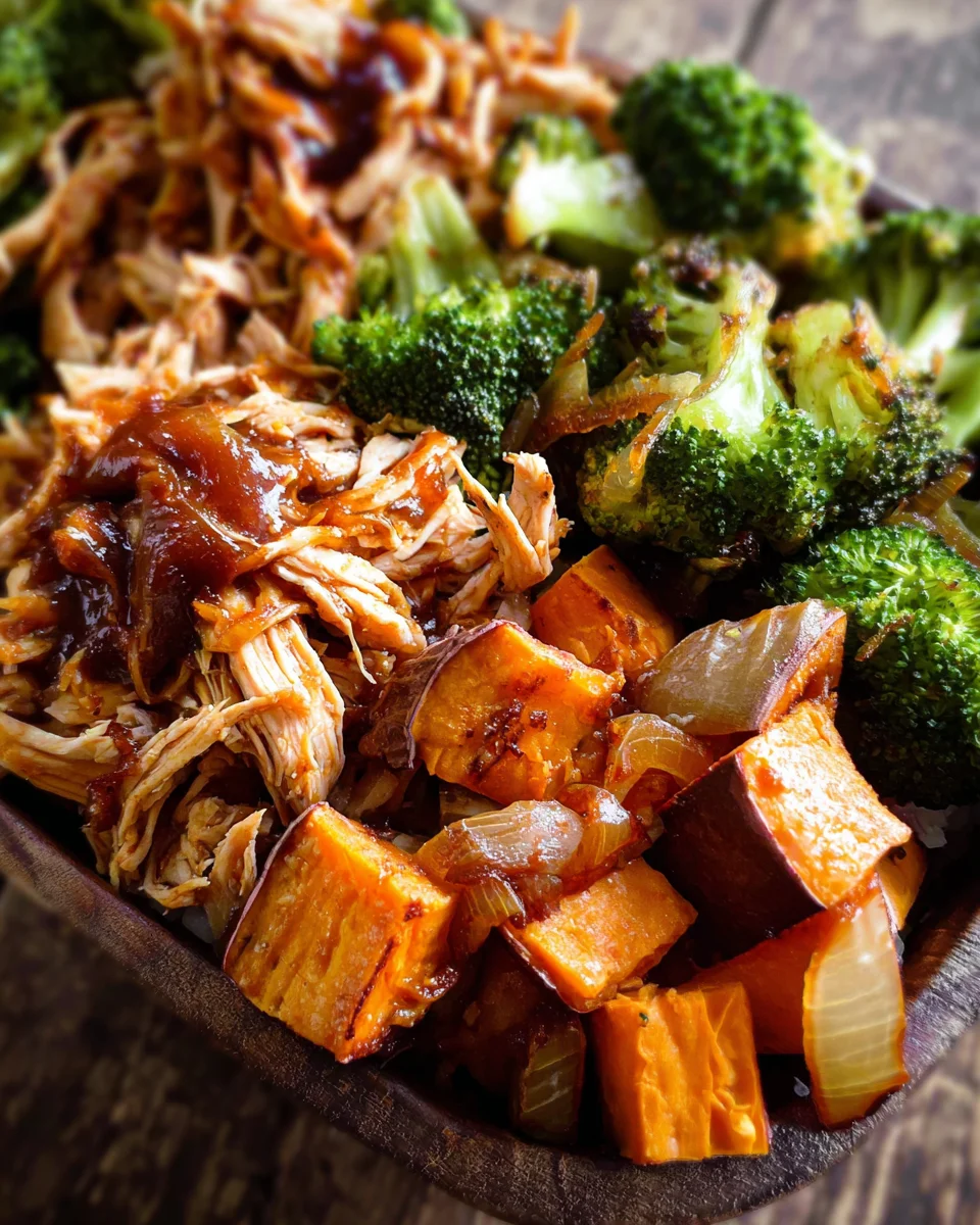 BBQ Chicken & Roasted Sweet Potato Bowls 20 BBQ