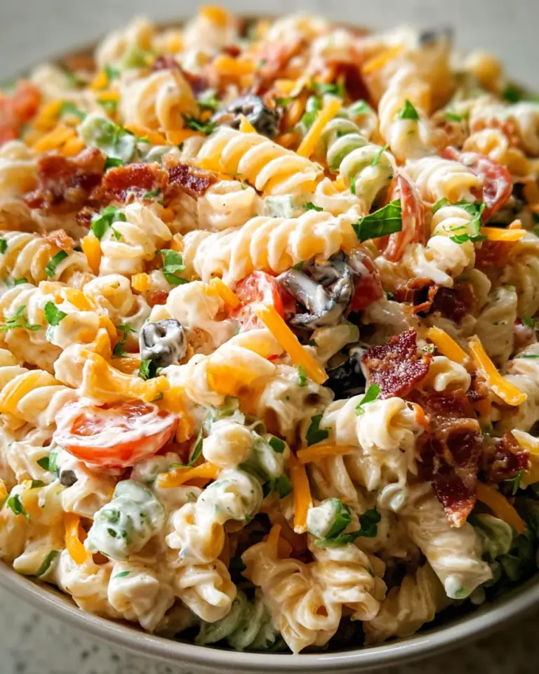Bacon Ranch Pasta Salad