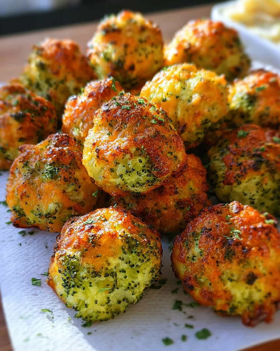 Baked Broccoli Cheese Balls 19 Baked Broccoli Cheese Balls